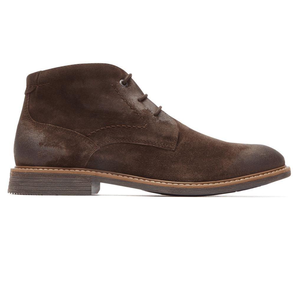 Rockport Men's Classic Break Chukka Boots - Brown - USA (9123EIXMV)